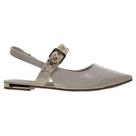 Sapato Feminino Slingback Bebecê T2019-067 Bege
