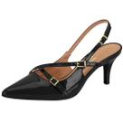 Sapato Feminino Slingback Conforto Salto Medio Vizzano