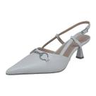 Sapato Feminino Slingback Elegante Prático Couro Lia Line