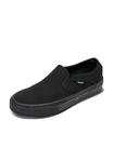 Sapato feminino Vans Asher Slip-On preto/preto tamanho 6,5