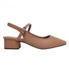 Sapato Feminino Via Uno Sling Back Salto Médio 846007