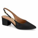Sapato Feminino Vizzano Scarpin Slingback Casual Confortável Original -