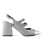 Sapato Feminino Zariff Cinza/Prata