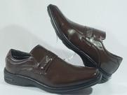 Sapato Franshoes Social Casual Ortopedico Sintético Super Leve e Confortável Masculino 2668 (64390)