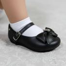 Sapato infantil feminino Mini Angel enfeite Strass preto Pampili Sapato infantil feminino Mini Angel enfeite Strass preto Pampili