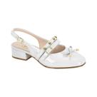 Sapato Infantil Juvenil Molekinha Slingback Fivela Laço Moda