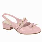Sapato Infantil Juvenil Molekinha Slingback Fivela Laço Moda