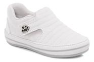 Sapato Infantil Klin Algodão Doce Todo Branco 448.175