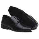 Sapato Infantil Masculino Leve Cadarço Conforto Cor Preto