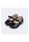 Sapato Infantil Pampili Mini Angel Laço com Brilho Verniz Preto