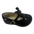 Sapato Infantil Pampili Mini Angel Laço Removível Tela e Strass 04.987