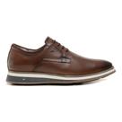Sapato Jota Pe Casual Marrom em Couro Conforto 84906