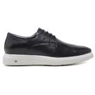 Sapato Jota Pe Casual Preto Em Couro Air Enigma 90750