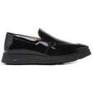 Sapato Jota Pe Casual Preto Em Couro Air Madison 89950