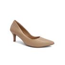 Sapato Lia Line Scarpin Em Couro 2360.71899 Nude