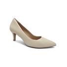 Sapato Lia Line Scarpin Em Couro 2360.71899 Off White