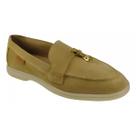 Sapato Loafer Bottero Camurça Bege