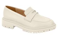 Sapato Loafer Vizzano Feminino Branco Off 1411.100
