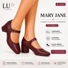Sapato Mary Jane Feminino Elegante Salto Grosso Confortável Sapato Mary Jane Feminino Elegante Salto Grosso Confortável