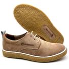 Sapato Masculino Cano e Gáspea de camurça Bmbrasil 890/02 Palha