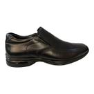 Sapato Masculino Casual Jota Pe Social Ultraconforto Couro 3D Vision 71455 Preto