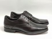 Sapato masculino com cadarço em couro cor preto marca Jota Pê 455602 Sapato masculino com cadarço em couro cor preto marca Jota Pê 455602
