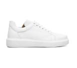 Sapato Masculino Couro Legitimo Sola Alta Denver White