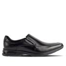 Sapato Masculino Democrata de Couro Preto Smart Comfort Preto