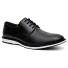 Sapato Masculino Derby Couro Cadarço Bico Redondo Clássico