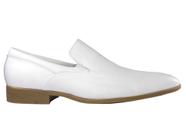 Sapato Masculino em Couro Confort Branco - Cód: 757
