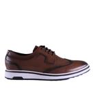Sapato Masculino Em Couro Zariff 21010 Tabaco