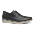 Sapato Masculino Esporte Fino Pegada Preto