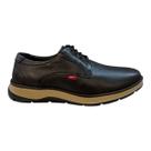 Sapato Masculino Ferracini Fluence Casual Social Couro 5553-559G Preto