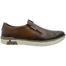 Sapato Masculino Iate Slip On Casual Dia a Dia Passeio Trabalho em Couro Calce Fácil Conforto Pegada 119311