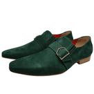 Sapato Masculino Italiano Em material sintético Musgo Ref: D142 Sapato Masculino Italiano Em material sintético Musgo Ref: D142