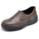 Sapato Masculino Ortopédico Conforto Couro Elástico Pizaflex