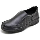 Sapato Masculino Ortopédico Conforto Couro Elástico Pizaflex
