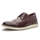 Sapato masculino Pierrô de amarrar super confortável couro legítimo cor marrom