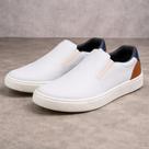 Sapato Masculino Slip On Casual Confortável Calce Fácil Leve Solado Borracha Antiderrapante Dia a Di