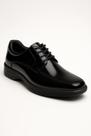 Sapato Masculino Social Casual Preto Confortável material sintético Palmilha 3D Antiderrapante Elegante