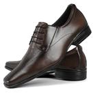 Sapato Masculino Social Com Cadarço De Sintetico Sapato Masculino Social Com Cadarço De Sintetico