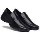 Sapato Masculino Social Com Sistema Anti Shock de Calçar Proporcionar Conforto e Durabilidade 35002 Cor Preto Cor:Preto