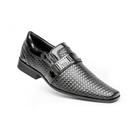 Sapato Masculino Social Comfort Malbec Alongado Preto 70194