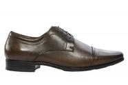 Sapato Masculino Social Dark Brown - Cód 77600