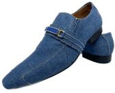 Sapato Masculino Social Jeans Azul Lavado Ref: D742