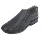 Sapato Masculino Social Pierrô anatômico couro cor preto