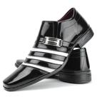 Sapato masculino social preto com branco pizzolev Sapato masculino social preto com branco pizzolev