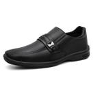 Sapato Masculino Social Preto Mocassim Conforto Sem Cadarço