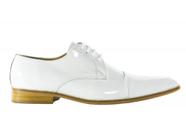 Sapato Masculino, verniz branco - Cód 1772V B