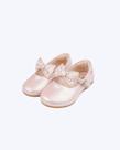 Sapato Mini Angel Laço Removível com Pérolas Rosê Infantil Feminino Pampili 401073000